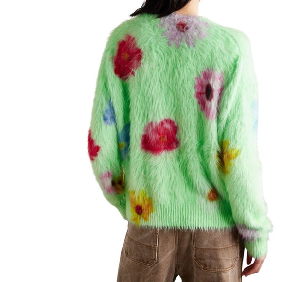 OVERSIZED ACNE STUDIO FLORAL PRINT SWEATER SIZE S NEW - Picture 2 of 8